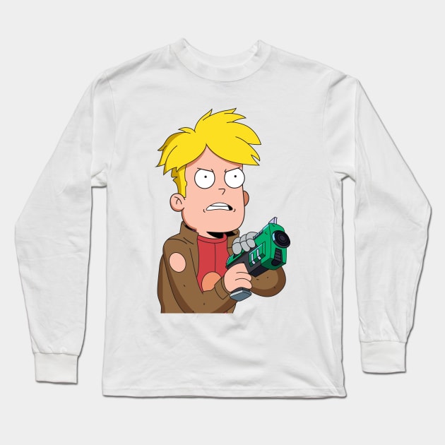 Gary Goodspeed Long Sleeve T-Shirt by Plushism